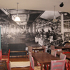 Ristorante La Fabbrica - allestimento grafico Beps'n Peps per conto di EtaBeta Soc.Coop.Arl - Torino