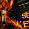 Burn Energy Drink - brandizzazione integrale - Beps'n Peps per conto di Squillari Arti Grafiche Srl Torino