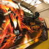 Burn Energy Drink - brandizzazione integrale - Beps'n Peps per conto di Squillari Arti Grafiche Srl Torino